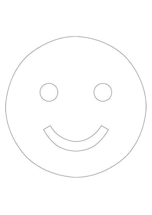 Coloriage sourire