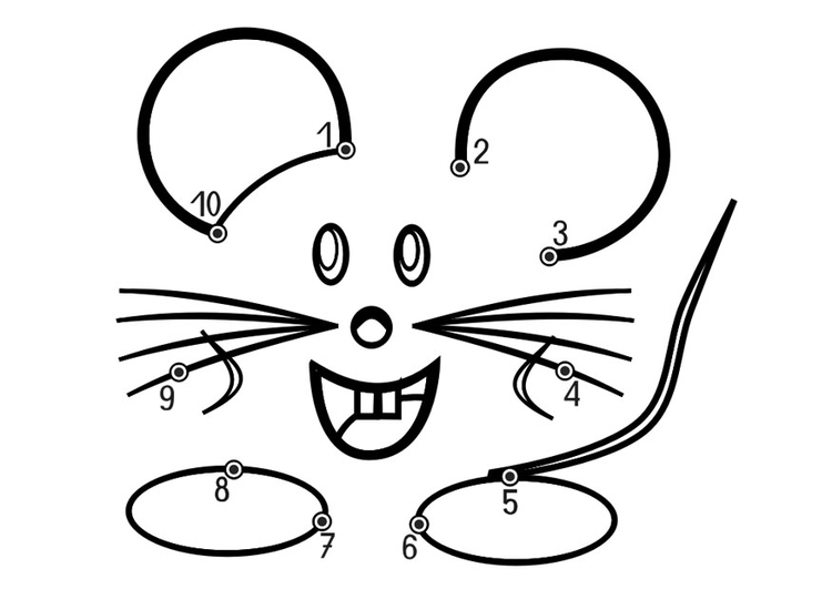 Coloriage souris