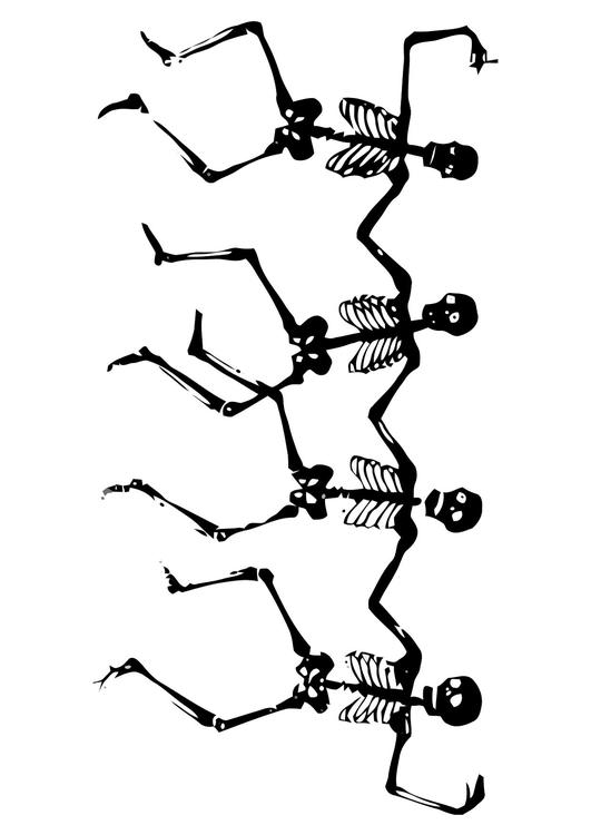 squelettes dansantes