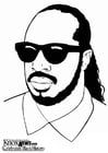 Coloriages Stevie Wonder