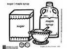coloriage sucre - mélasse
