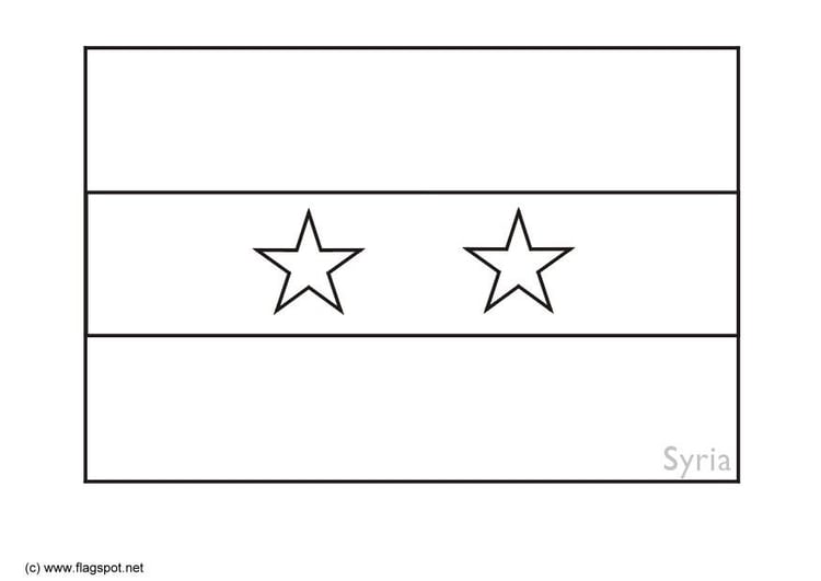 Coloriage Syrie