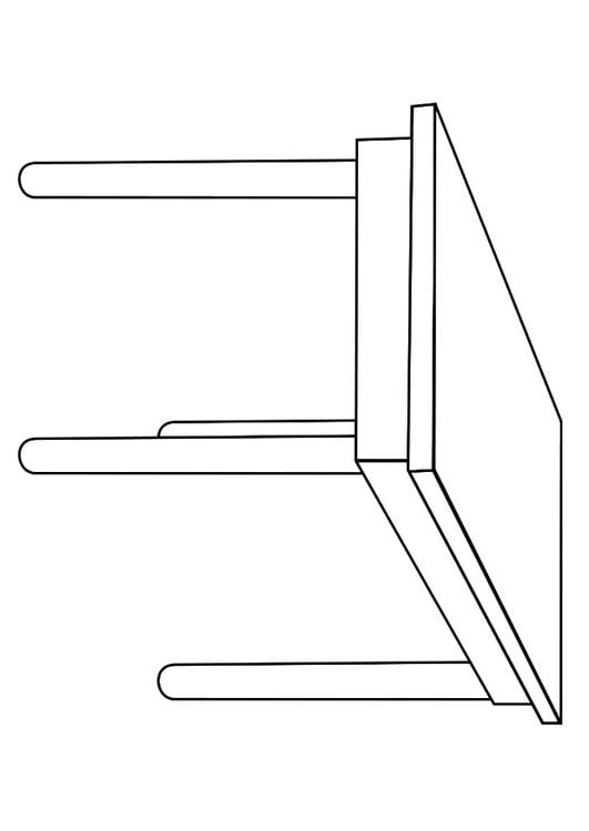 Coloriage table - Coloriages Gratuits à Imprimer - Dessin 19258