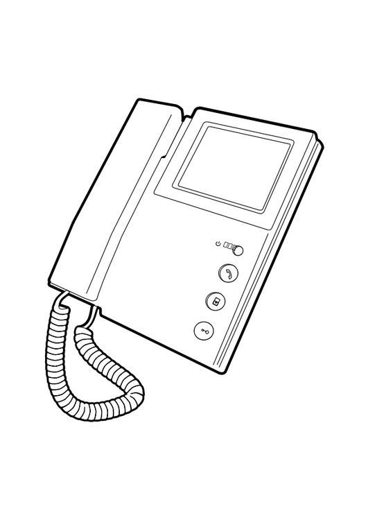 Coloriage tÃ©lÃ©phone