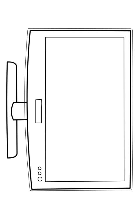 Coloriage télévision - Coloriages Gratuits à Imprimer - Dessin 22723