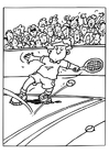 Coloriage tennis