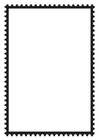 Coloriage timbre rectangulaire