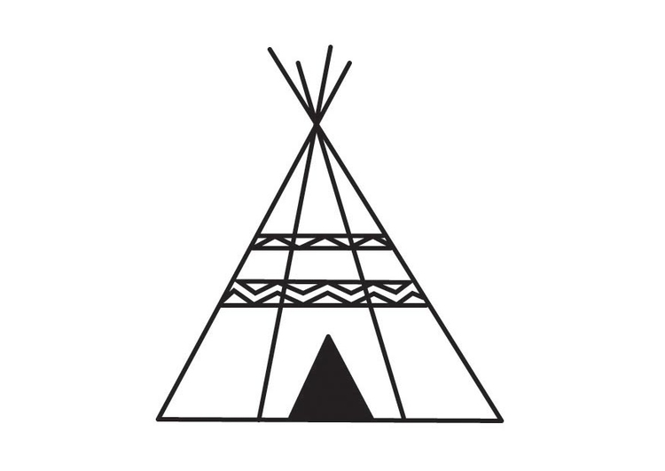 Coloriage tipi