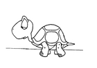 coloriage tortue