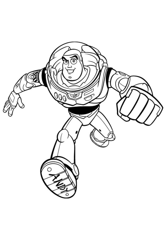 Coloriage Toy Story - Buzz l'Ã‰clair