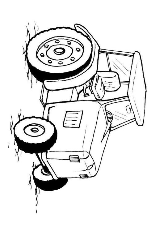 Coloriage tracteur  Coloriages Gratuits à Imprimer  Dessin 8219