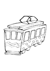 coloriage tramway pour jouer