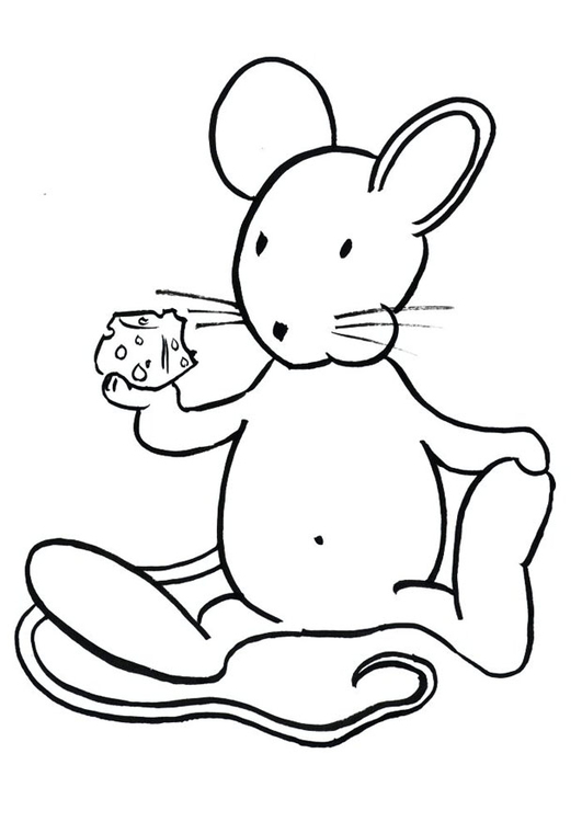 Coloriage Transi, la souris