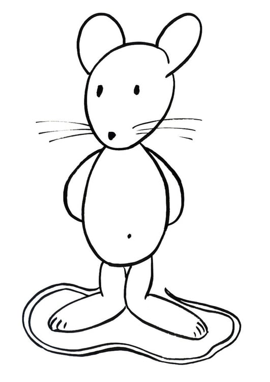 Coloriage Transi, la souris