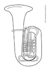 Coloriage tuba