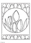 Coloriages tulipes