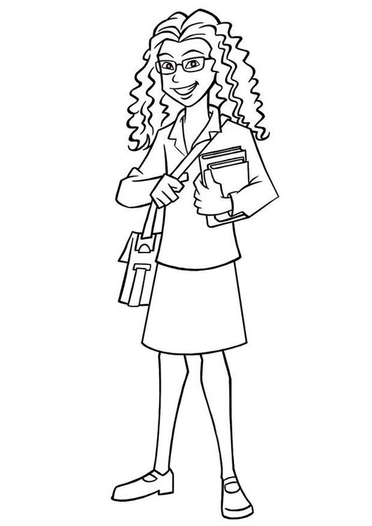 Coloriage une Ã©lÃ¨ve