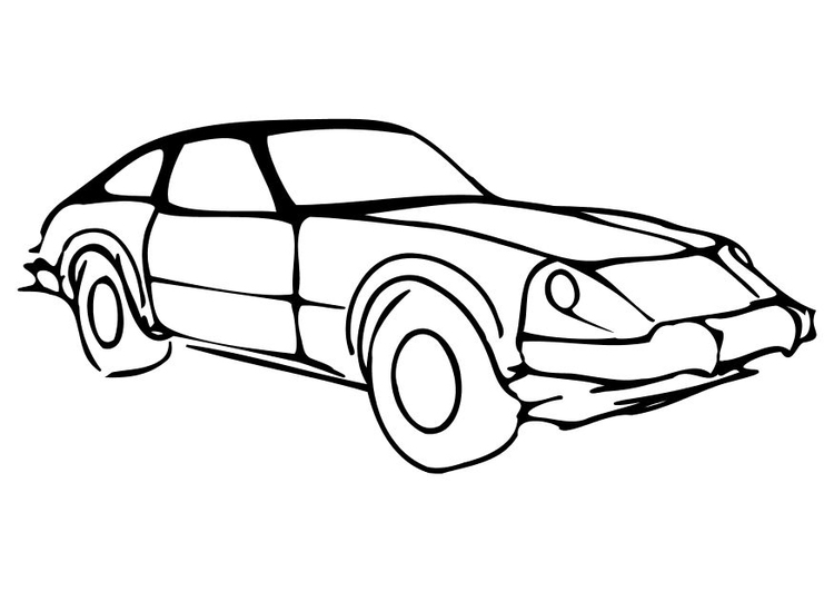 Coloriage une voiture