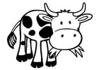 Coloriage vache