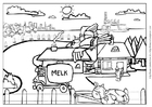 coloriage vache