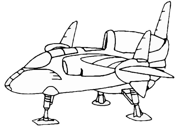 Coloriage vaisseau spatial  Coloriages Gratuits à Imprimer  Dessin 8859