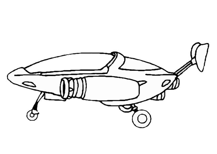 coloriage vaisseau spatial i8864