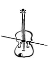 Coloriage violon