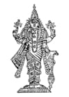 Coloriage Vishnu