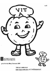 coloriage vitamine A