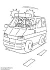 Coloriage voiture de police