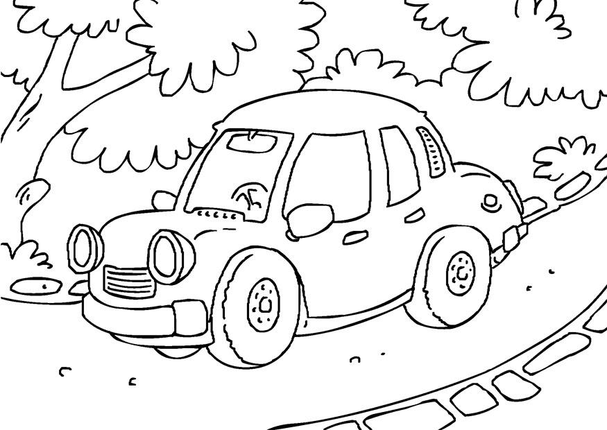 Coloriage voiture  Coloriages Gratuits à Imprimer  Dessin 27174