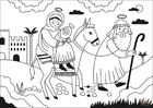 coloriage vol vers l'Egypte