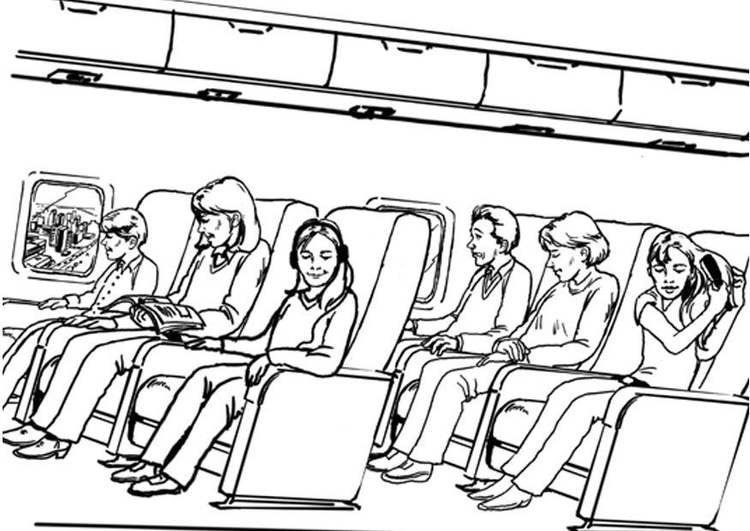 Coloriage voyager  avion  Coloriages Gratuits à Imprimer  Dessin 8052