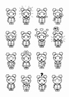 Coloriage 16 émotions