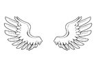 Coloriage ailes