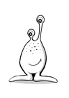 Coloriage alien