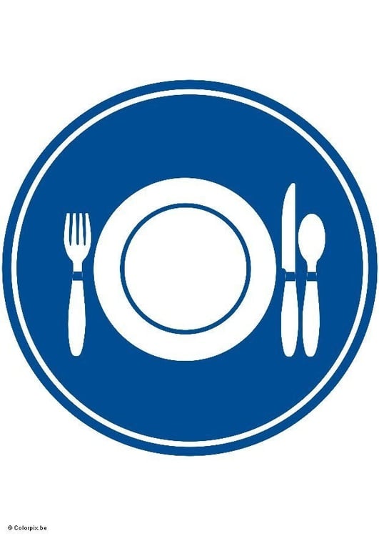 Image assiette et couvert