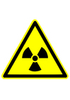 avertissement radioactif