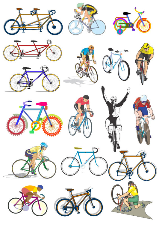 7 a bicyclettes