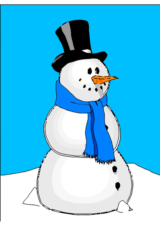 Image bonhomme de neige