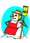 Image bonhomme de neige