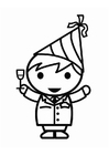 Coloriage bonne année