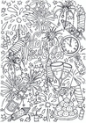 Coloriage bonne année