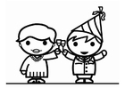 Coloriage bonne année !