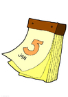 image calendrier