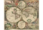 Carte du monde 1689