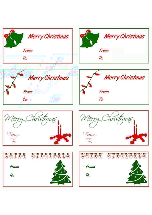 Image cartes pour cadeaux de NoÃ«l