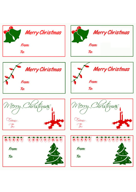 Image cartes pour cadeaux de NoÃ«l