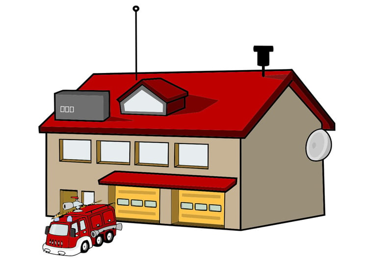 Image caserne de pompiers 