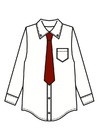 Image chemise avec cravate